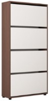 Rafturi pentru pantofi Mobildor-Lux Leo 70 (164x70x27) Wenge/White imaginea #1 — magazin online Desire.md