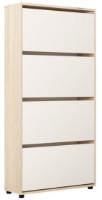 Обувница Mobildor-Lux Leo 164x70x27 Sonoma/White (10008515) фото №1 — интернет-магазин Desire.md