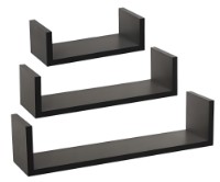 Навесная полка Five Black 3pcs (50269)