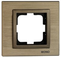 Рамка для розеток и выключателей Mono Electric 107-810000-160