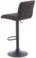 Scaun de bar Halmar H-89 Black/Grey imaginea #3 — magazin online Desire.md