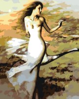Tablou pe numere PRC Mireasa 40x50cm 02522