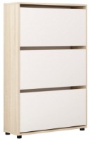 Обувница Mobildor-Lux Leo Slim 125x50x16 Sonoma/White (10008858)
