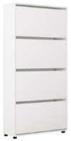 Rafturi pentru pantofi Mobildor-Lux Leo Slim 164x50x16 White (10008899)