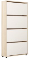Rafturi pentru pantofi Mobildor-Lux Leo Slim 164x50x16 Sonoma/White (10008901)