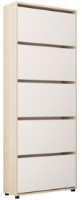 Обувница Mobildor-Lux Leo Slim 203x60x16 Sonoma/White (10008814)