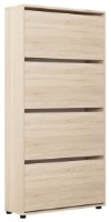 Rafturi pentru pantofi Mobildor-Lux Leo Slim 164x70x16 Sonoma (10008640)