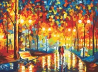 Tablou pe numere PRC Toamnă in Parc 40x50cm 03802