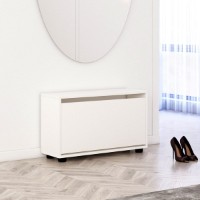 Rafturi pentru pantofi Mobildor-Lux Leo Slim 47x90x16 White (10008618) imaginea #2 — magazin online Desire.md