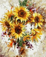 Картина по номерам PRC Buchet de Floarea Soarelui 40x50cm 03321