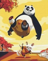 Tablou pe numere PRC Kung Fu Panda 30x40cm 02140