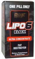 Produs pentru slăbit Nutrex Lipo 6 Black Ultra Concentrate 60cap