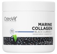 Protecție de articulație Ostrovit Marine Collagen 200g Black Currant