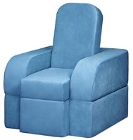 Бескаркасное раскладное кресло Edka Terra 80x180x45 M23 Albastru Indigo