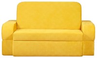 Canapea fără ramă Edka Terra 3in1 160x200x30 M13 Sunny Yellow