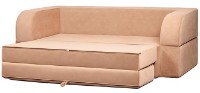 Бескаркасный диван Edka Terra 3in1 160x200x30 M42 Light Brown фото №2 — интернет-магазин Desire.md