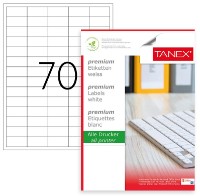 Etichete autoadezive pentru imprimantă Tanex A4/100p 70pcs (TN02270)