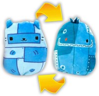 Jucărie de pluș Cats Vs Pickles Cat and Cucumber Blue (CVP2200-4) imaginea #2 — magazin online Desire.md