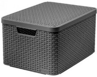 Coș depozitare Curver Style L Light Grey (253003)