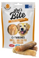 Snackuri pentru câini Brit Let’s Bite Chewbones Raw Hide & Cod Fish 135g