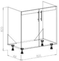 Bucătărie MDF Lux Latte Soft 1.6m imaginea #6 — magazin online Desire.md