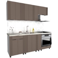 Bucătărie MDF Lux Latte Soft 2.0m imaginea #2 — magazin online Desire.md