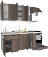 Bucătărie MDF Lux Latte Soft 2.0m imaginea #3 — magazin online Desire.md