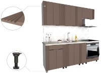 Bucătărie MDF Lux Latte Soft 2.0m imaginea #9 — magazin online Desire.md