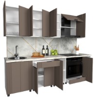 Bucătărie MDF Lux Latte Soft 2.6m imaginea #2 — magazin online Desire.md