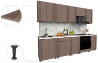Bucătărie MDF Lux Latte Soft 2.6m imaginea #8 — magazin online Desire.md
