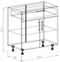 Bucătărie MDF Lux Latte Soft 3.0m imaginea #6 — magazin online Desire.md