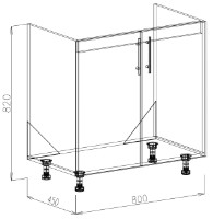 Bucătărie MDF Lux Latte Soft 3.0m imaginea #7 — magazin online Desire.md