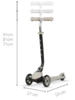 Trotinetă Qplay Sema Beige imaginea #6 — magazin online Desire.md