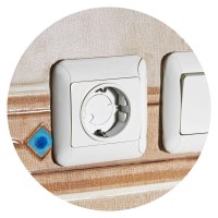 Заглушки для розеток BabyJem 6pcs (123)
