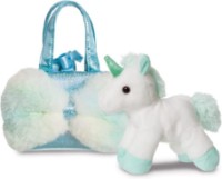 Jucărie de pluș Aurora Unicorn Blue Bag (61436)