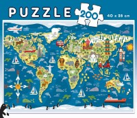 Puzzle Educa 200 World Map (19292)
