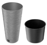 Цветочный горшок Prosperplast Furu Slim ECO Wood DFRH250W-4625W фото №2 — интернет-магазин Desire.md