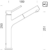 Смеситель для кухни Schock Dion 510120 CHR фото №2 — интернет-магазин Desire.md