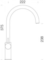 Смеситель для кухни Schock Hekate 549000 CHR фото №2 — интернет-магазин Desire.md