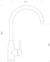 Смеситель для кухни Schock Kavus 559000 EDM фото №2 — интернет-магазин Desire.md