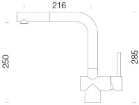 Смеситель для кухни Schock Laios 517120 EDM фото №2 — интернет-магазин Desire.md