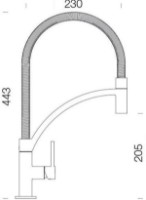 Смеситель для кухни Schock Mera 512000 CHR фото №2 — интернет-магазин Desire.md