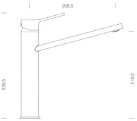 Baterie bucătărie Schock Papilio 588000 CHR imaginea #2 — magazin online Desire.md