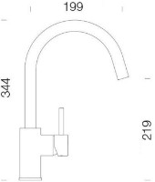 Смеситель для кухни Schock Plutos 589000 CHR фото №2 — интернет-магазин Desire.md