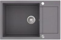 Кухонная мойка Aquasanita Helika Tesa SQT105 Alumetallic
