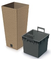 Ghiveci Prosperplast Furu Square Eco Wood DFSH400W-4665W imaginea #2 — magazin online Desire.md