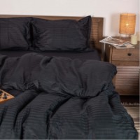 Lenjerie de pat Napolyon Satin Eurostandart Black imaginea #5 — magazin online Desire.md