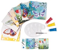 Carte de colorat pentru copii AS Акварельные бабочки (1038-21053)