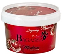 Паста для шугаринга Bagassa Color Medium Strawberry Red-Boom 0.4kg