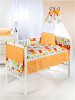 Lenjerie de pat pentru copii Albero Mio Jungle Orange (C-2 K019)